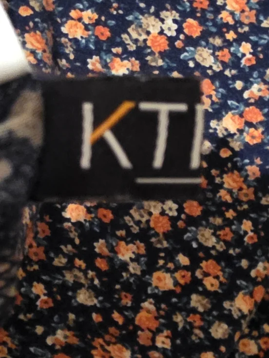 KTILG Boho Floral Print Square Neck Draped Tank Top Size S - Picture 3 of 6